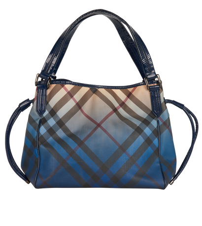 Gradient Check Tote, front view